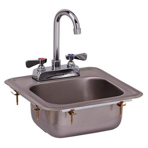 GSW USA HS-0810I 13" x 13" One-Compartment Drop-In Hand Sink