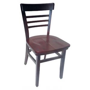 AAA Furniture 412 Cabaret Wood Restaurant Side Chairs with Finish Options