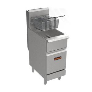 Sierra FRYSTAR400 - LP - Scratch & Dent - Frystar 40 lb LP Gas Fryer w/ (3) 30 KBTU Burners