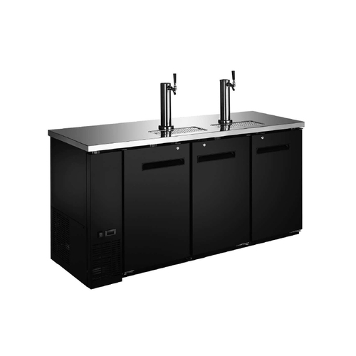 Eagle Group BPR-UDD-2460 - On Clearance - Blendport 60" Draft Beer Cooler w/ Black Exterior