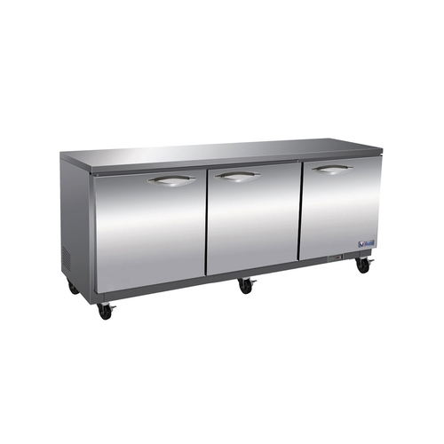 Ikon IUC72F 72" Three-Section Undercounter Freezer - 18 cu. ft.