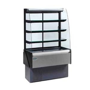 HydraKool KBD-CG-60-D 60" Non-refrigerated Curved Glass Bakery Display Case