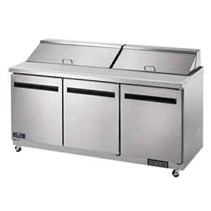 Arctic Air AMT72R 72" (3) Section Mega Top Refrigerated Salad/Sandwich Unit