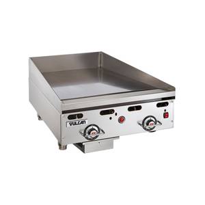 Vulcan 924RX 24" W x 24" Heavy Duty Countertop Gas Thermostatic Griddle 