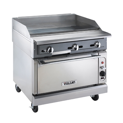 Vulcan VGMT36 V Series 36" Heavy Duty Gas Thermostatic Griddle Range