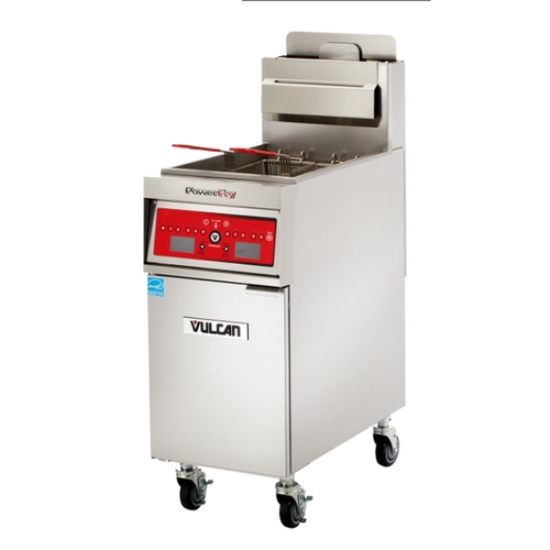 Vulcan 1VK45DF PowerFry5 High Efficiency 50 lb Gas Fryer w/ Filtration