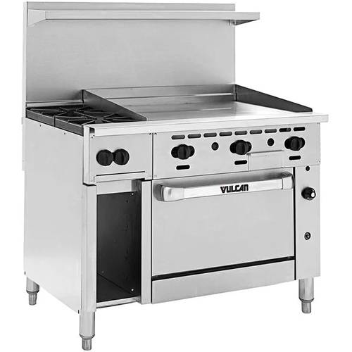 Vulcan 48R-36GT2B Endurance 48" Restaurant Range w/ (2) Burners 30K BTU/HR