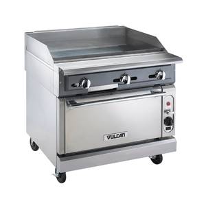 Vulcan VGMT36C V Series 36" Heavy Duty Gas 3/4" Thermostatic Griddle Range