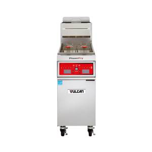 Vulcan VFRY18F V Series Heavy Duty 50 lb Gas Range Match Fryer w/ Filter