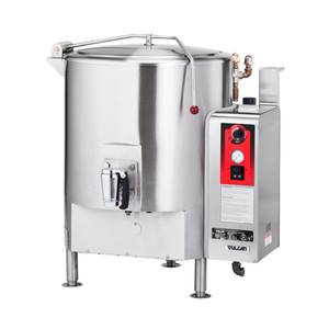 Vulcan GS60E 60 Gallon Fully Jacketed Gas Stationary Kettle w/ 2" Valve