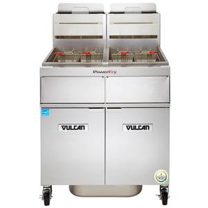 Vulcan 3TR45DF PowerFry3 High Efficiency 50 lb (3) Vat Gas Fryer