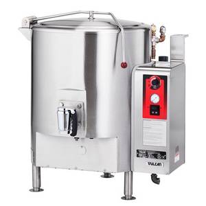 Vulcan ET100 100 Gallon Electric Fully Jacketed Stationary Kettle