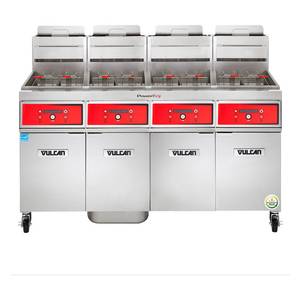Vulcan 4TR45DF PowerFry3™ 45-50 lb High Efficiency (4) Vat Gas Fryer