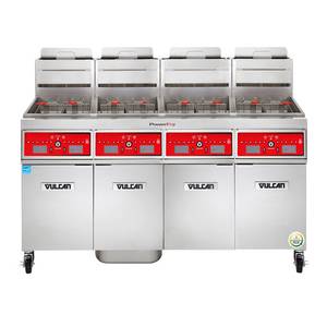 Vulcan 4TR65CF PowerFry3™ 65-70 lb (4) Vat High Efficiency Gas Fryer