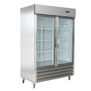 Ikon IB54RG IKON 43.9cu Two-Section Glass Door Reach-In Refrigerator
