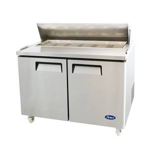Atosa MSF3610GR 36" Two Section Sandwich/Salad Prep Table