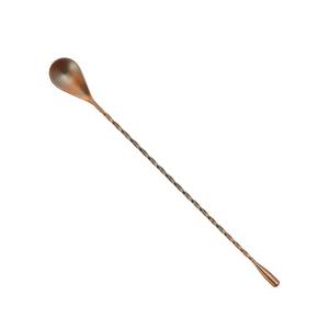Winco BABS-12AC After 5 Antique Copper Finish 12" Bar Spoon