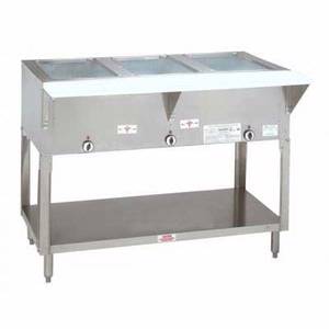 Supreme Metal HF-4G** 4 Well Dry Gas Hot Food Table for Pre-Cooked Foods