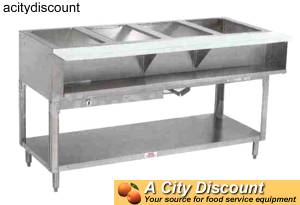 Supreme Metal WB-4G** 4 Well Gas Steam Hot Food Table