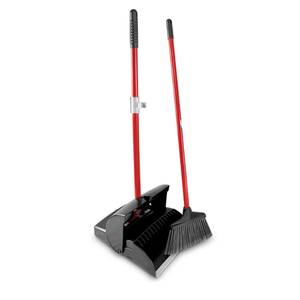 Libman Commercial 1193 Deluxe Lobby Dust Pan & Broom with Hanger Hole