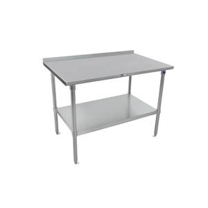 John Boos ST6R1.5-2436SSK-X 36" x 24" All Stainless 16 Gauge Work Table 1.5" Riser