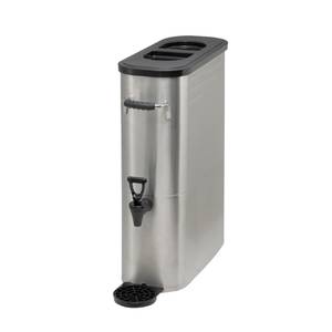 Winco SSBD-3 3 Gallon Stainless Steel Iced Tea Dispenser