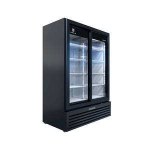 Beverage Air MT53-1-SDB Marketeer™ 41.66cu ft Black 2 Door Refrigerated Merchandiser