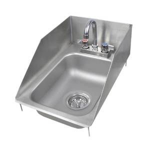 John Boos PB-DISINK101405-P-SSLR-X Pro-Bowl 1 Comp 10x14x5 Drop-In Sink w/ Side Splashes