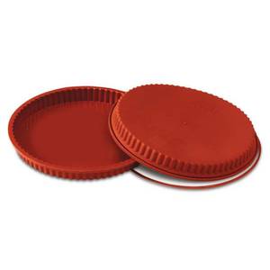 Louis Tellier SFT424 UniFLEX Non-Stick 9½" Flan Silicone Mold