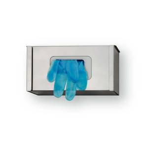 Louis Tellier B1035 Front Side Wall Mounted Stainless Disposable Glove Dispenser