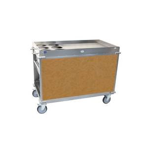 Cadco BC-3-L* MobileServ® (6) Airpot Well Mobile Beverage Cart