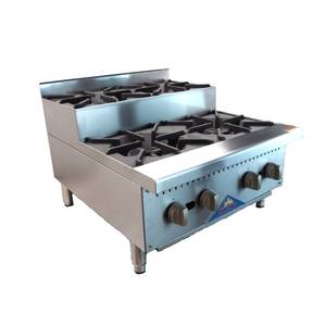 Comstock Castle CS-SUHP12 12" Countertop Step-Up (2) Burner Gas Hot-Plate 