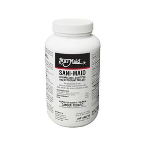 Bar Maid DIS-207 Quaternary Sanitizer Tablets - 4 Jars Per Case