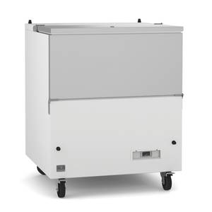 Kelvinator KCHMC34 34" School Milk Crate Cooler w/ White Painted Steel Exterior