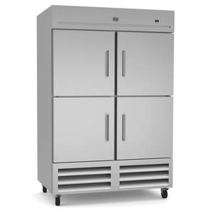 Kelvinator KCHRI54R4HDR 49 Cuft Reach-In Refrigerator w/ (4) Half-Size Solid Doors
