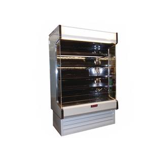 Howard McCray SC-OD35E-3-S-LED-LC 39" Dairy Open Merchandiser w/ Stainless Exterior & Interior
