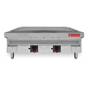 CookTek 680201 36" Induction Plancha With Half Grooved Chrome Griddle Plate