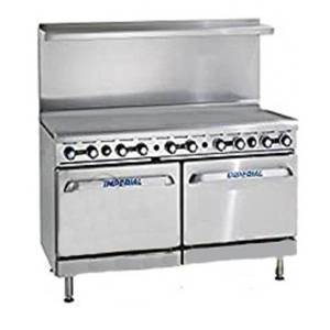 Imperial IR-G60-CC Pro Series 60" Gas 3/4" Griddle Range w/ 2 Convection Ovens