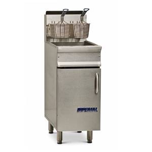 Imperial IRF-40-OP Pro Series 40lb Floor Model Open Pot Gas Fryer