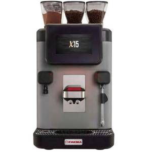 Espresso Soci X15 CP11 MILK PS SOLUBLES Faema Super Automatic Programmable 3 Hopper Espresso Machine