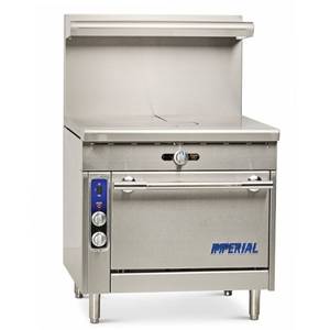 Imperial IHR-1FT Spec Series 36" French Top w/ Ring & Cover Gas Range