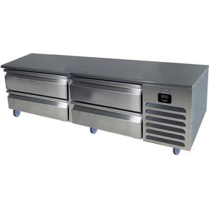 U-Line Commercial UCRB572-SS61A 72" W Commercial (4) Drawer Refrigerated Chef Base