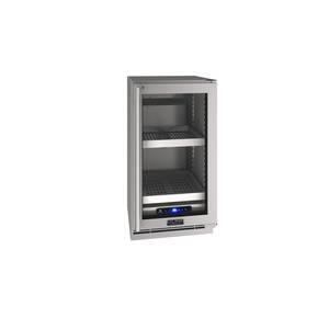 U-Line Commercial UCRE518-SG33A 18" 2.9 cu ft Capacity Outdoor Rated Glass Door Refrigerator