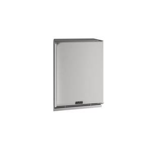 U-Line Commercial UCRE524-SS33A 24" Outdoor Rated 5.2 cu ft Capacity Solid Door Refrigerator