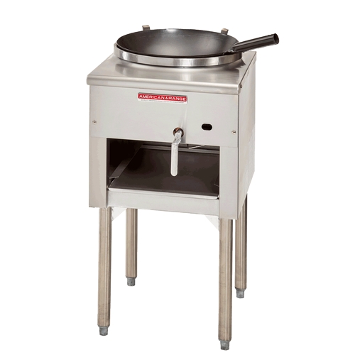 American Range ARWR-J16 Heavy-Duty Gas 23 Tip Jet Burner Wok Range w/ 16" Ring