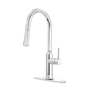 Krowne Metal 19-400C Deck Mounted Single Handle Kitchen Faucet w/ Chrome Finish