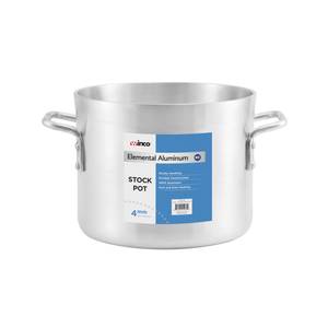 Winco ALST-80 Elemental 80 Qt Aluminum Stock Pot