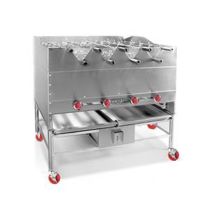 American Range ASHR-60 60" Horizontal (5) Burner Gas Broiler w/ Built-In Rotisserie