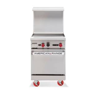 American Range AR-24G-NV 24" Commercial Gas Manual Griddle Range w/ Innovection Oven