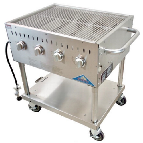 Comstock Castle CS-GBBQ-30 30" Outdoor LP Gas Char-broiler BBQ Grill